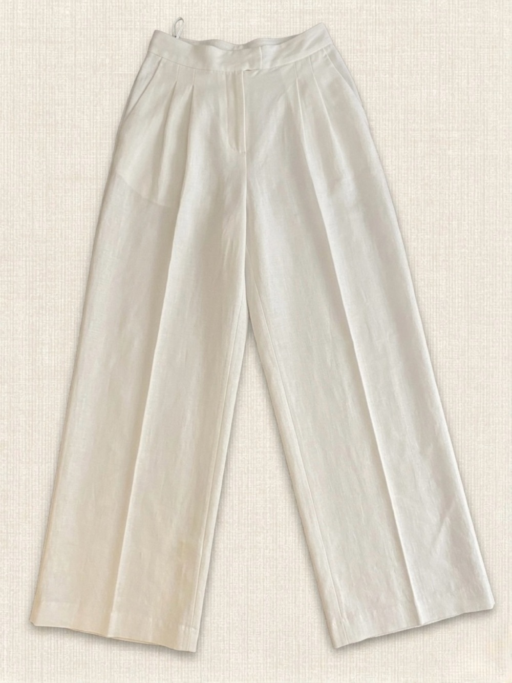 Princess Polly Wide-Leg Linen Pants in White